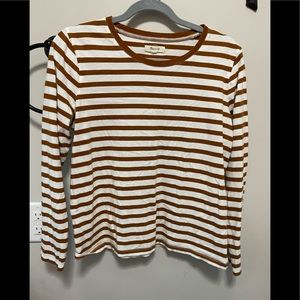Madewell striped long sleeve top